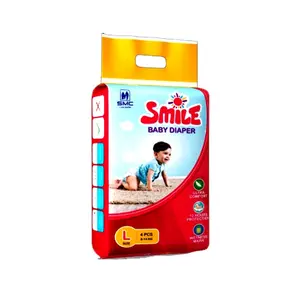 SMC Smile Dry Lock Ensures Low Rewet Belt System Baby Diaper