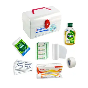 Compact First Aid Kit with 59 Essential Items for Travel, Home & Office Use