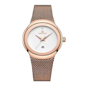 Naviforce NF5004 Milanese Mesh Strap Waterproof Versatile Ultra Thin Women's watch - Variant 3