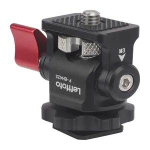 Hot Shoe Adjustable Monitor Holder Camera Pan 360 Degree with Cold Shoe Mount