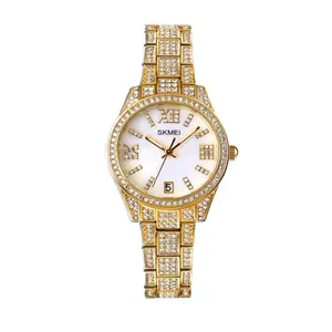 Skmei 1741 Luxury Quartz Stainless Steel Diamond Women Watches