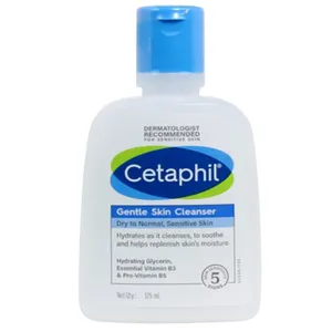 Cetaphil Gentle Skin Cleanser 125ml for Dry to Normal Sensitive Skin
