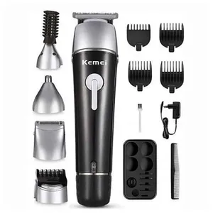 Kemei KM-1015 10 in 1 Electric Rechargeable Waterproof Hair Trimmer