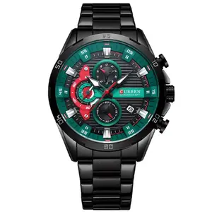 Curren 8402 Luxury Stainless Steel & Chronograph Men's Watch