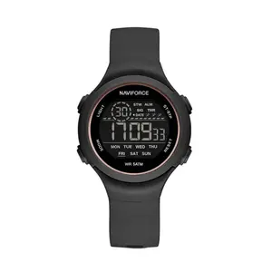 Naviforce NF7119 Comfortable Silicone Strap Trendy Sport Fashion Digital Women's Watch - Variant 1