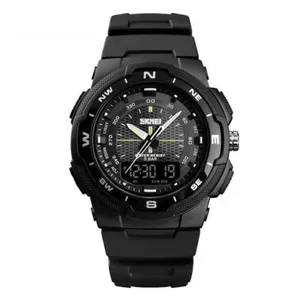 SKMEI 1454 Dual Time WaterProof Silicon Outdoor Sporty Men's Watch - Variant 1
