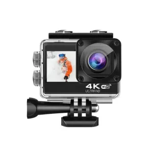AUSEK AT-Q60TR Combo 4K Dual Screen WiFi Action Camera