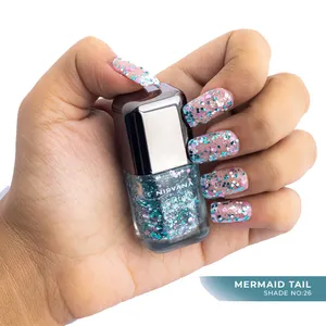 Nirvana Color Nail Enamel Light Weight Mermaid Tail 26 Nail Polish