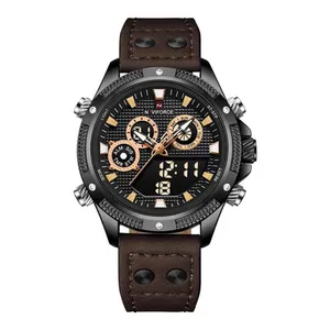 NAVIFORCE 9224 Chronograph Leather Men’s Watch - Variant 2