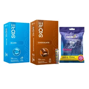 Skore Irish Coffee 1500+ Dotted Premium Flavoured Condom – 3Pcs Pack