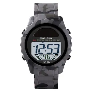 SKMEI 1585 Digital Waterproof Solar Power Digital Men's Watch