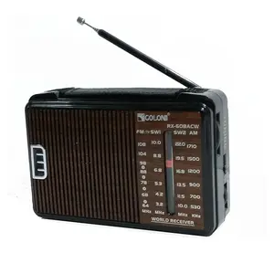 Golon RX-608ACW Retro Classic Wooden Digital FM Radio