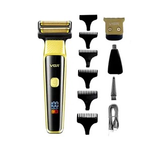 VGR V-366 LED Display 3-in-1 Professional Men’s Grooming Kit Trimmer