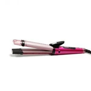 Kemei KM 8833 Professional 2in1 Steam Curling Iron And Splint Hair Straightener
