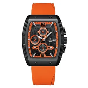 Naviforce NF8025 Quartz Silicone Chronograph Sports Men's Watch - Variant 4