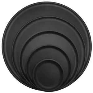 05 Round Shape Carbon Steel Pizza Maker Pan