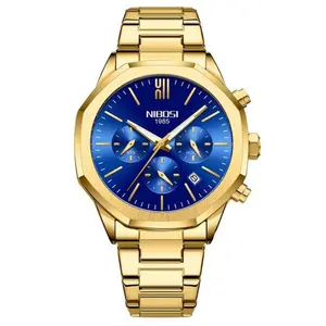 Nibosi 2519 Stainless Steel Quartz Chronograph Fashionable Men's Watch