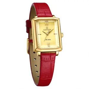 Naviforce NF5039 Leather Strap Waterproof Quartz Analog Women's Watch - Variant 2