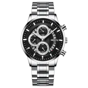 Nibosi 2369 Multifunction Stainless Steel Fashionable Men Watch - Variant 3