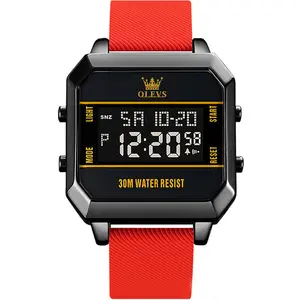 OLEVS 1103 Cool Waterproof LED Display Multifunctional Digital Men's Watch