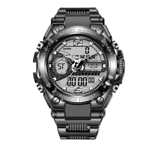 LIGE 8922 Premium Dual Time Silicon Strap Men's Fashion Watch