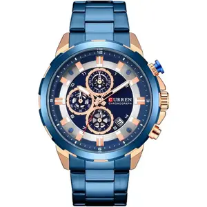 Curren 8323 Luxury Quartz Stainless Steel Chronograph Men's Watch - Variant 4