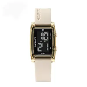Naviforce NF7118 Comfortable Silicone Starp Digital Fashion Women's Watch
