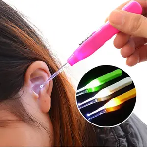 Baby LED Light Ear Pick Flashlight Multicolor Electric Ear Cleaner