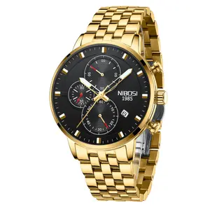 Nibosi 2531 Luxury Stainless Steel Waterproof Men's Watch