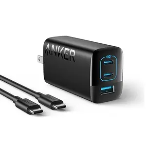 Anker 336 67W Fast USB-C Charging Three Port Adapter for Multiple Devices