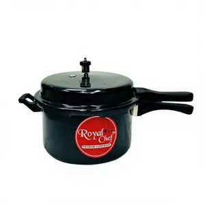 Royal Chef MRB4716 Outer Lid Hard Anodized Aluminum Pressure Cooker 7 Liter