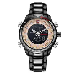NAVIFORCE NF9093 Luxurious Stainless Steel Dual Time Men's Watch
