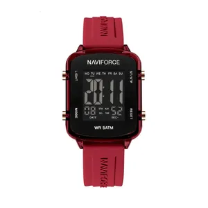 Naviforce 7120 Silicone Strap Multi-Functional Sport Fashion Digital Women Watch - Variant 1
