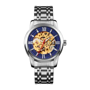 SKMEI 9222 Skeleton Hollow Automatic Mechanical Men's Watch - Variant 4