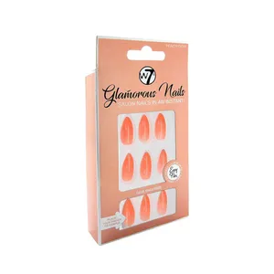 W7 Glamorous Wide Range Artificial Nails Peach Cider 24pc