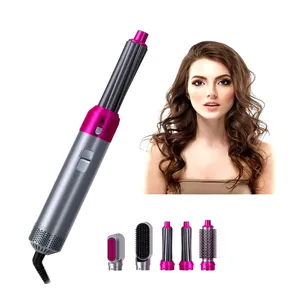 5 in 1 Hair Straightener Hair Iron Multiple Curling Iron Hot Air Brush