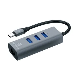 Micropack MDC-3AE USB-C to USB-A HUB with Ethernet