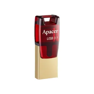 Apacer AH180 32GB USB 3.1 Type-C OTG Red RP Pen Drive