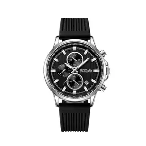 CRRJU 2315 Perfect Silicone Strap Chronometer Quartz Sport Men's Watch - Variant 4