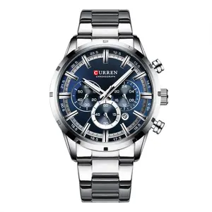 Curren 8355 High Quality Stainless Steel Chronograph Men's Watch - Variant 4
