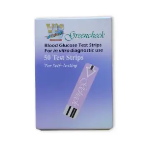 Greencheck Blood Glucose Test Strips Pack for Self-Diagnosis - Variant 2