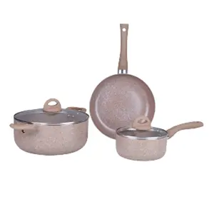 Gazi FE 2207-5C Non-Stick Cookware Fry Pan Set