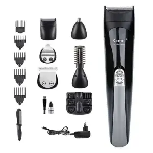 Kemei KM-600 Multifunctional 11-In-1 Trimmer & Clipper For Men