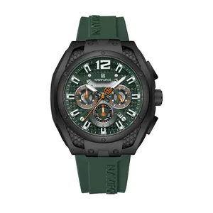 Naviforce NF 8063 Premium Silicon Strap Analog Sporty Men's Watch - Variant 2