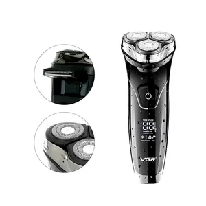 VGR V-318 Trimmer 3 In1 Electric Shaver For Men