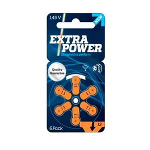 Extra Power 1.45 Volt Batteries for hearing aids -13 size hearing aids
