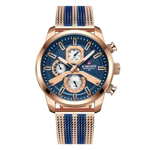 NaviForce NF9211 Chronograph Stainless Steel Luminous Men's Watch - Variant 1