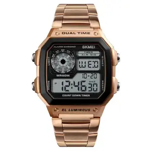 SKMEI 1335 Digital Multifunctional Stainless Steel Sporty Men's Watch - Variant 3