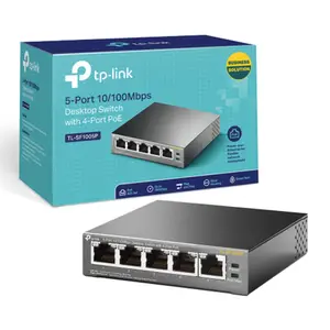 TP-Link TL-SF1005P 5-Port 10/100Mbps Network Switch with 4-Port POE