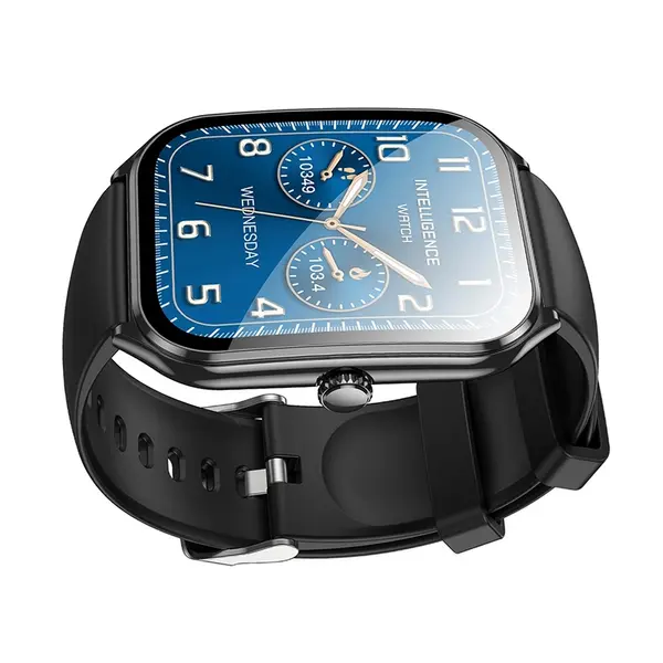 Hoco Y28 Ultra Thin Amoled Smart Watch – Color: Black – View 2